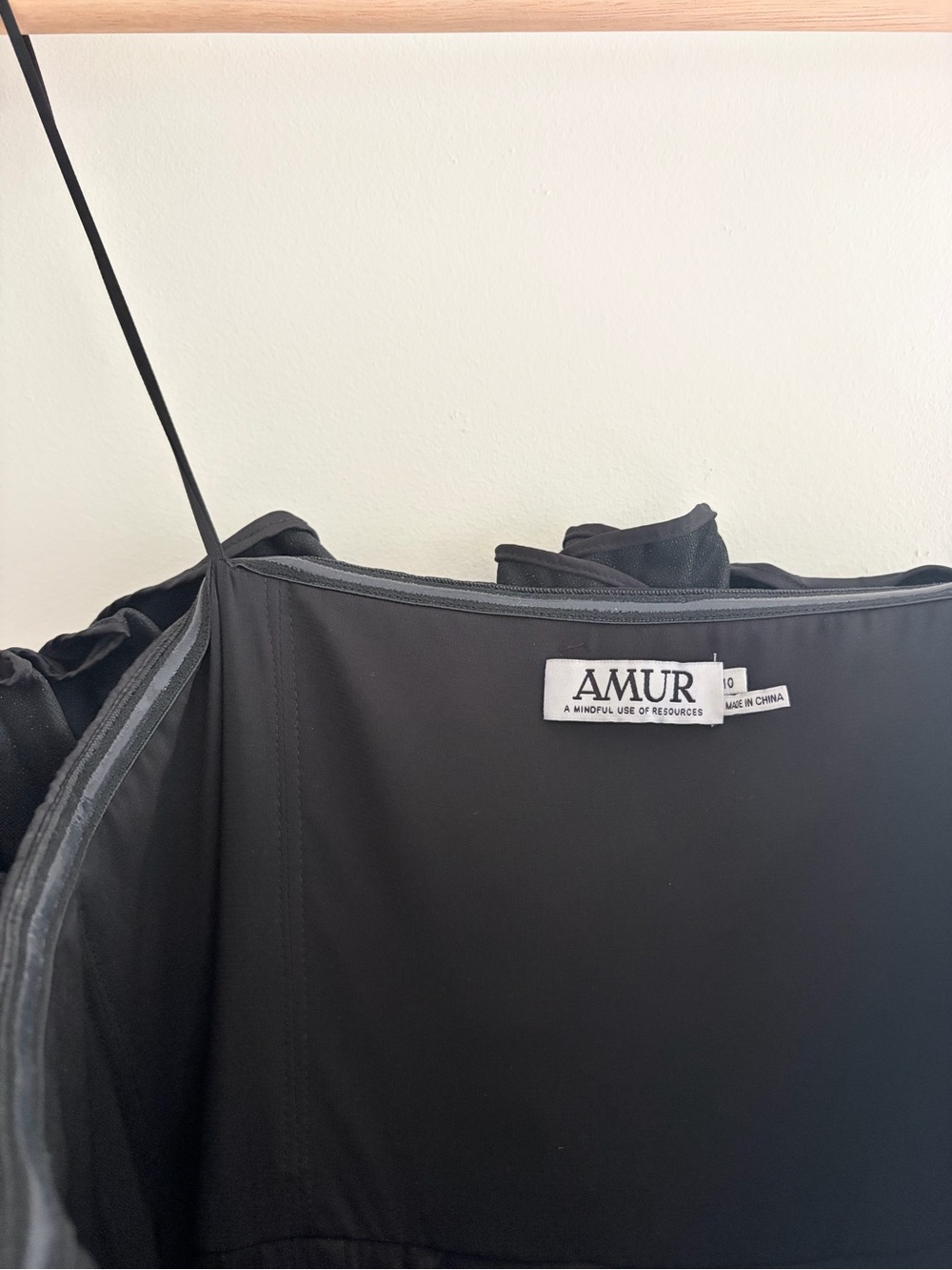 AMUR // Judah Scallop Pleated Shell High-Low Gown - Picture 5 of 10